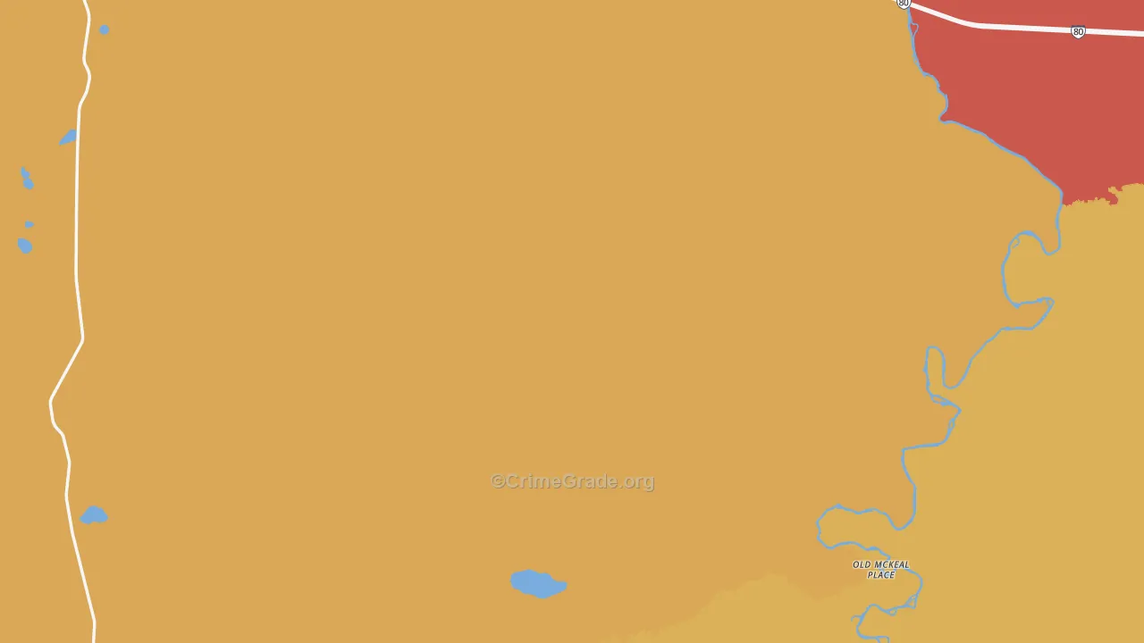 Carbon County, WY Map of Drug-Related Crime Rates