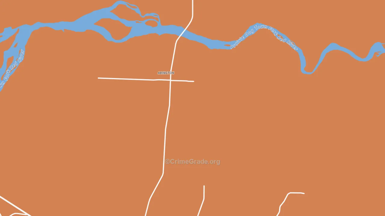 Carey, TX Map of Drug-Related Crime Rates