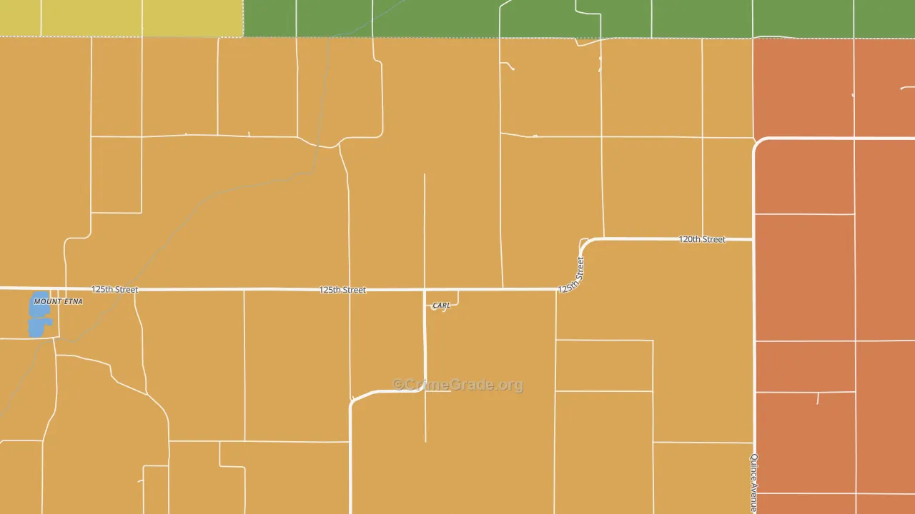 Carl, IA Map of Drug-Related Crime Rates