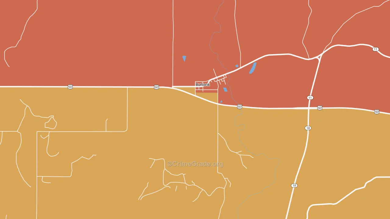 Carter Nine, OK Map of Drug-Related Crime Rates