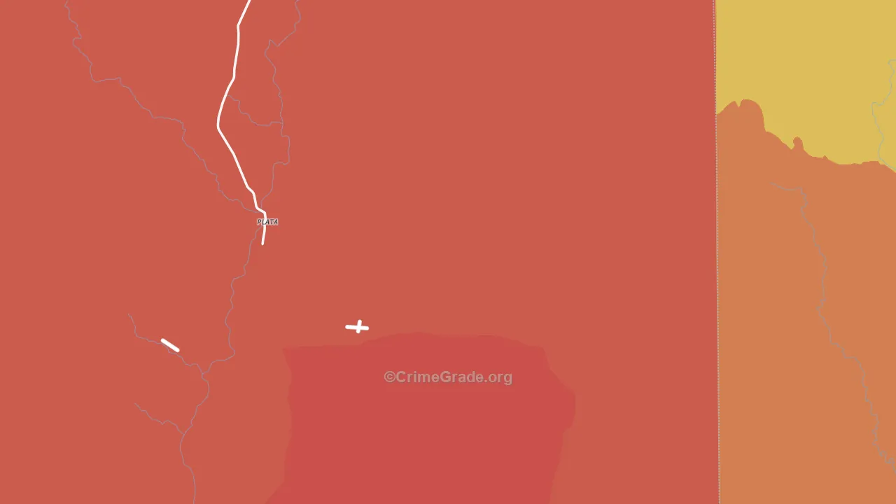 Casa Piedra, TX Map of Drug-Related Crime Rates