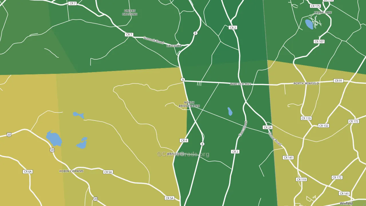 Cassville, NY Map of Drug-Related Crime Rates