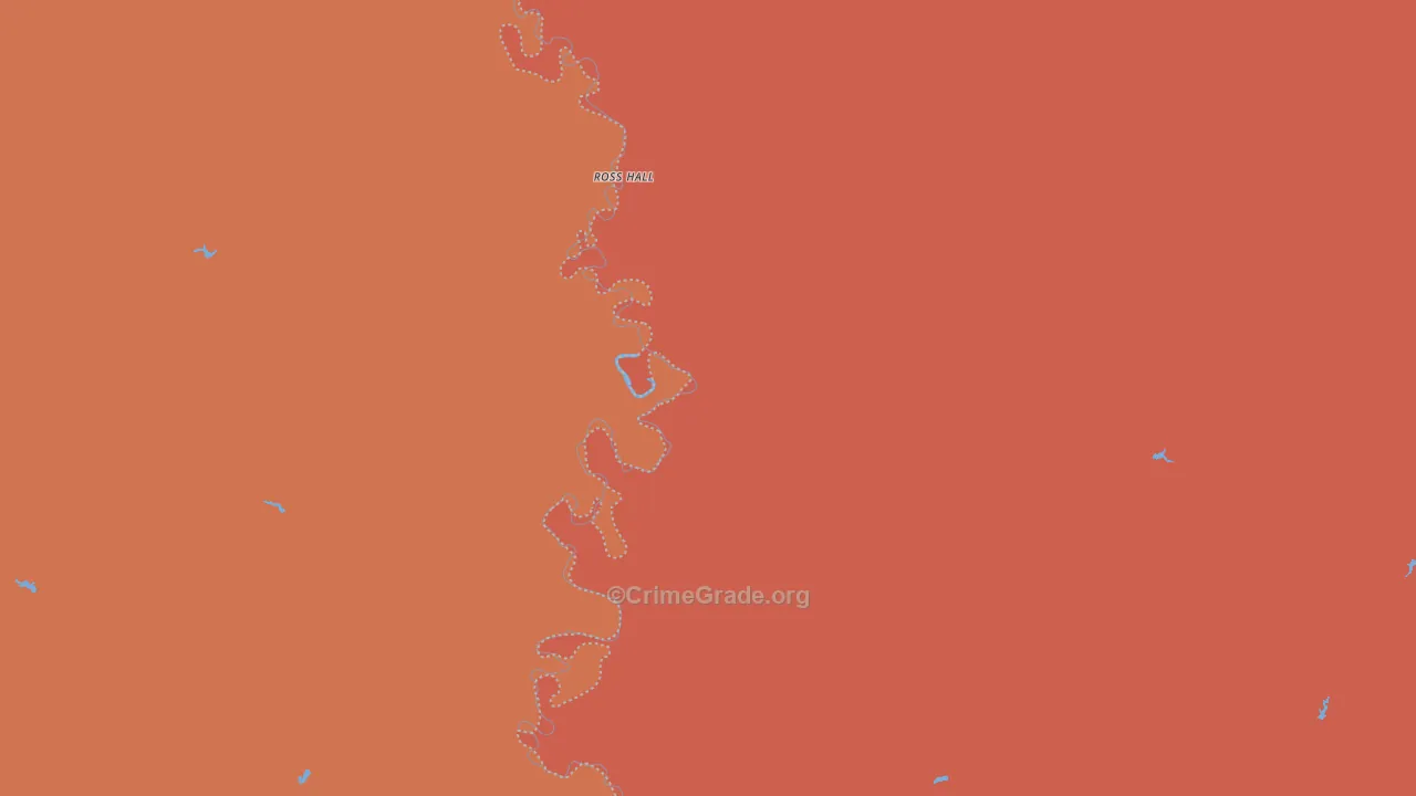 Cat Creek, MT Map of Drug-Related Crime Rates