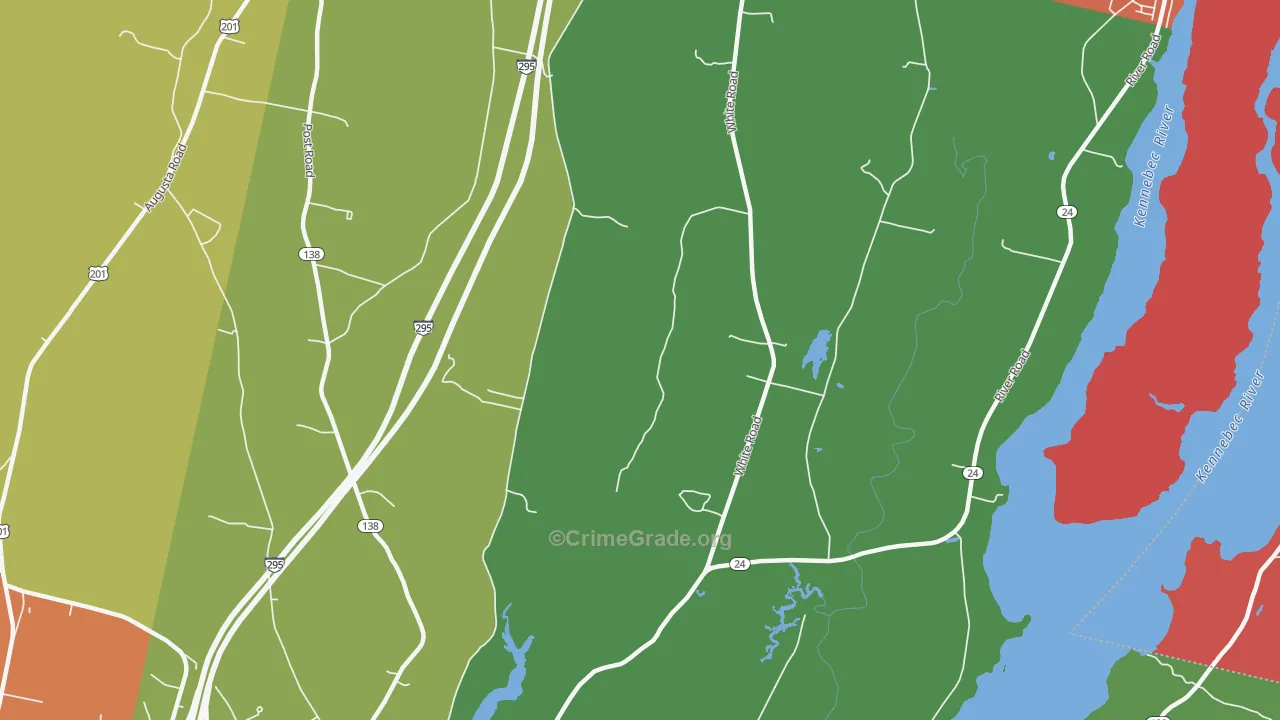 Cathance, ME Map of Drug-Related Crime Rates