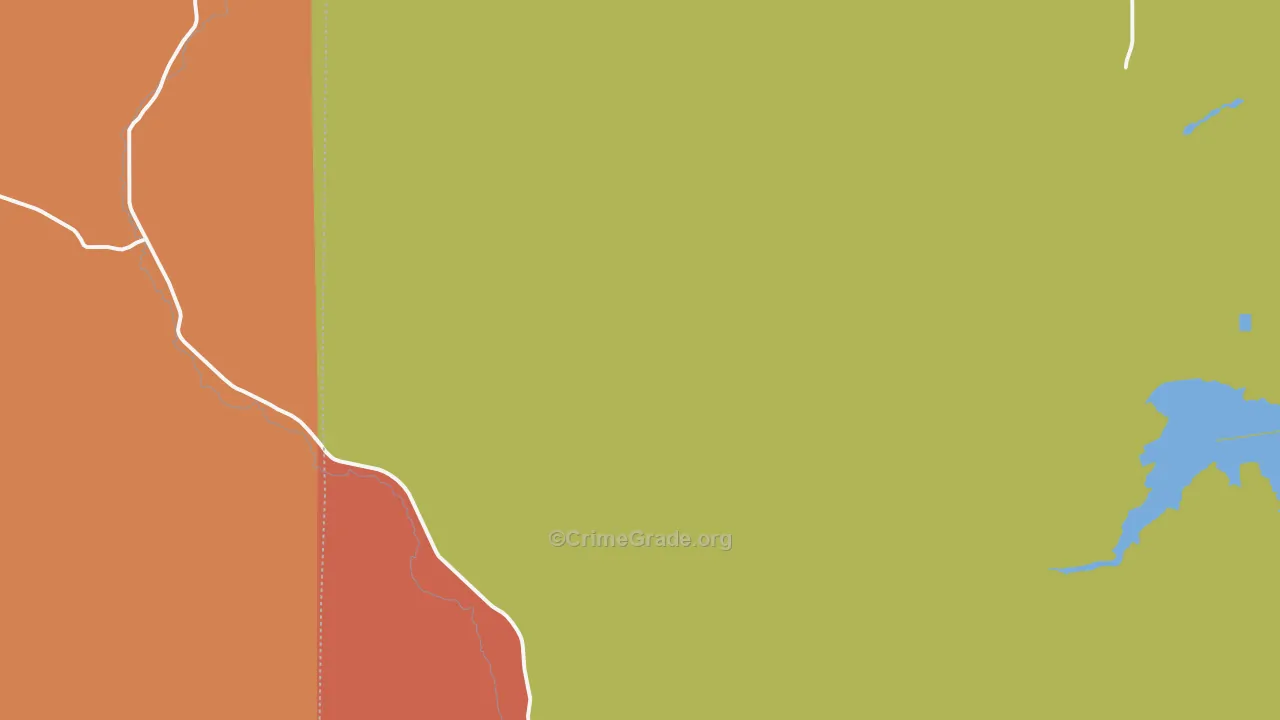 Cecil, OR Map of Drug-Related Crime Rates