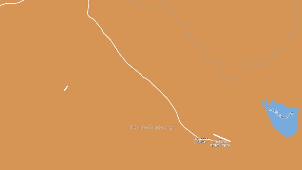 Central, AK Map of Drug-Related Crime Rates