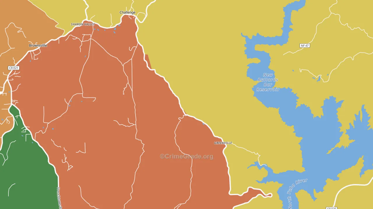 Challenge, CA Map of Drug-Related Crime Rates