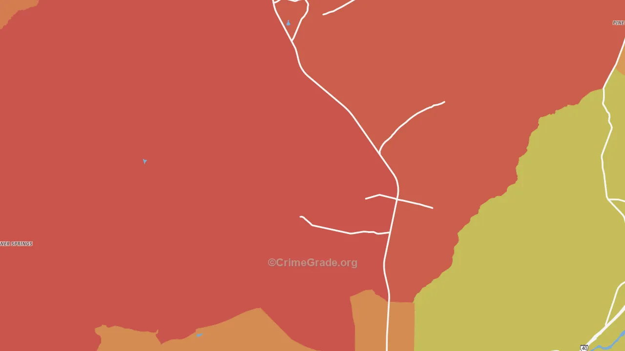 Chambers, AZ Map of Drug-Related Crime Rates
