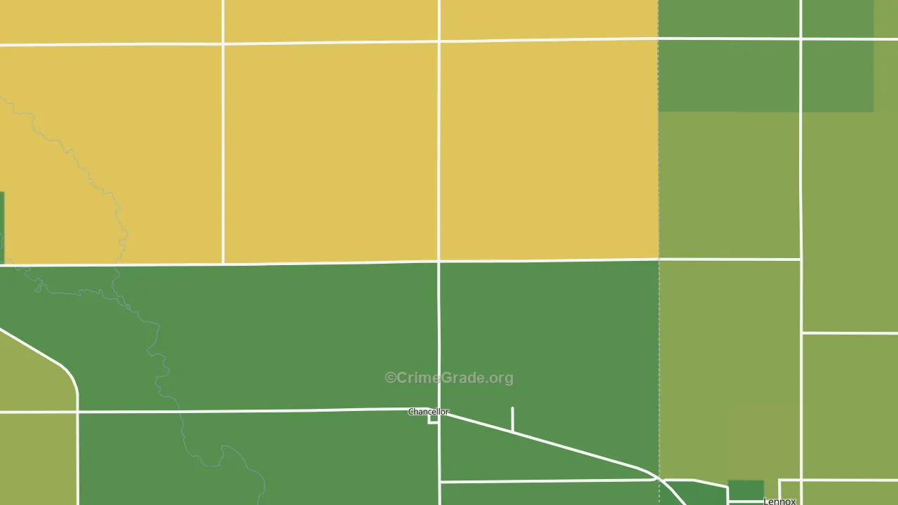 Chancellor, SD Map of Drug-Related Crime Rates