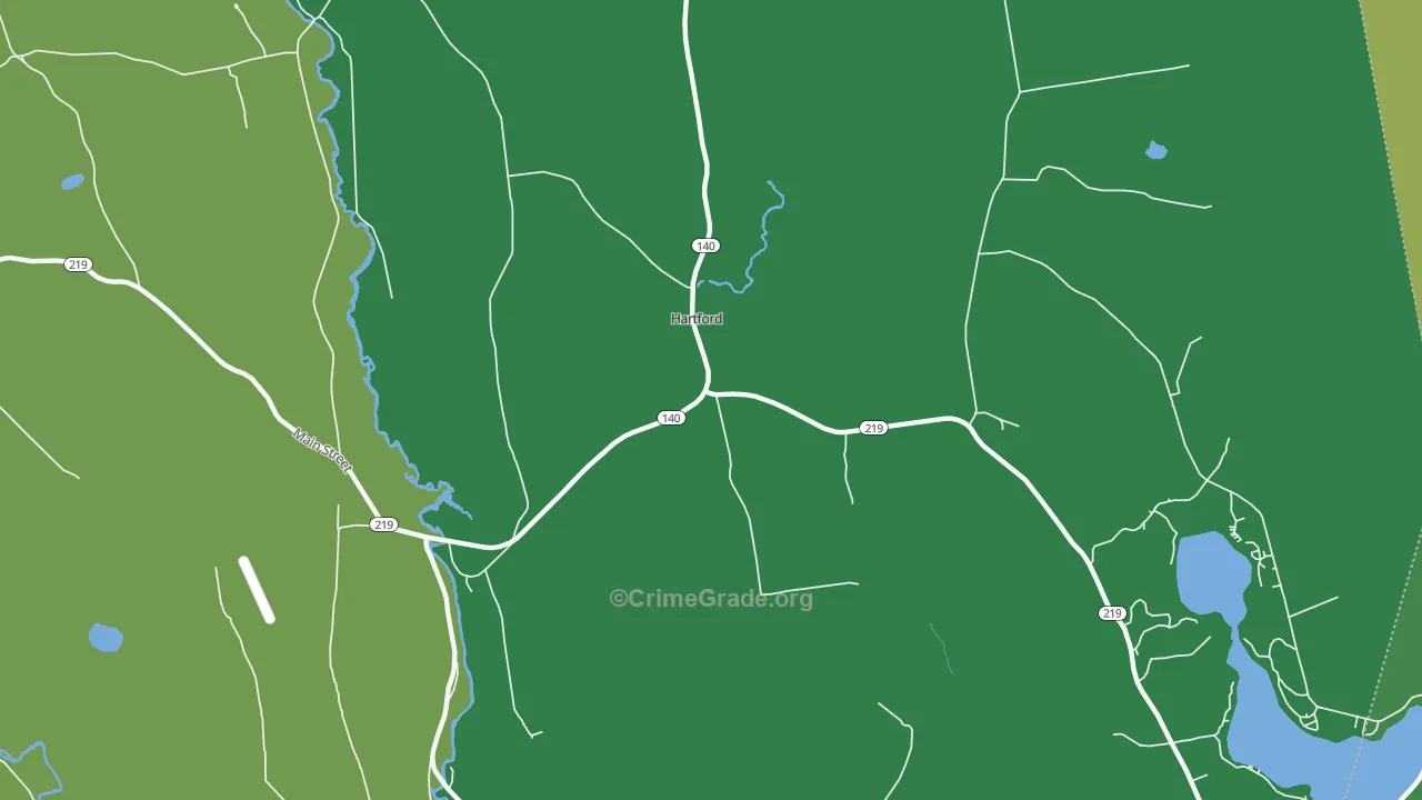 Chase Mills, ME Map of Drug-Related Crime Rates