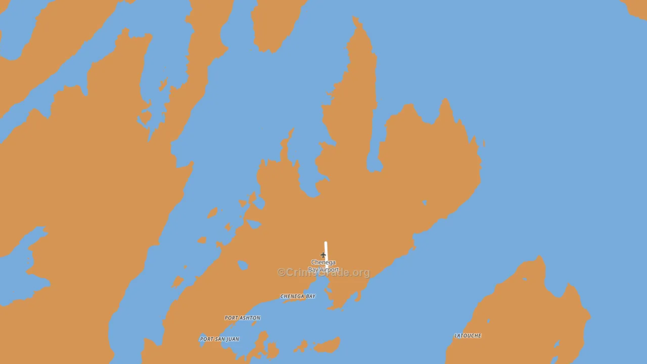 Chenega, AK Map of Drug-Related Crime Rates