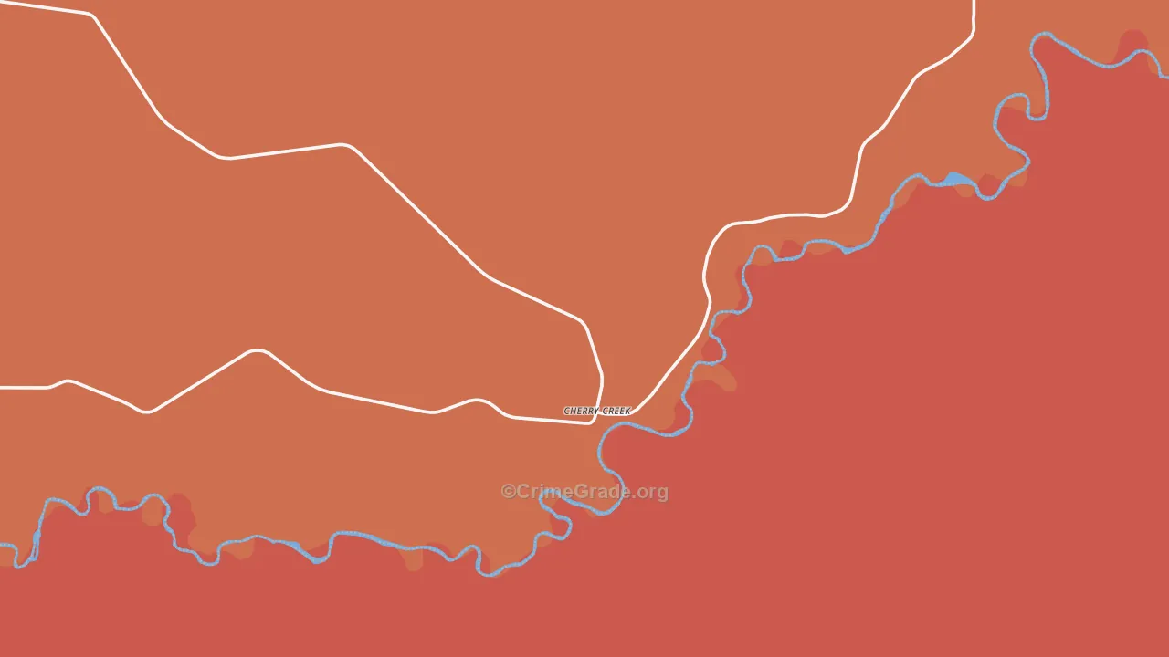 Cherry Creek, SD Map of Drug-Related Crime Rates