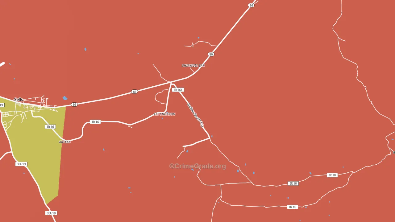 Chiawuli Tak, AZ Map of Drug-Related Crime Rates