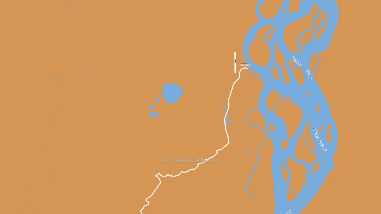 Circle, AK Map of Drug-Related Crime Rates