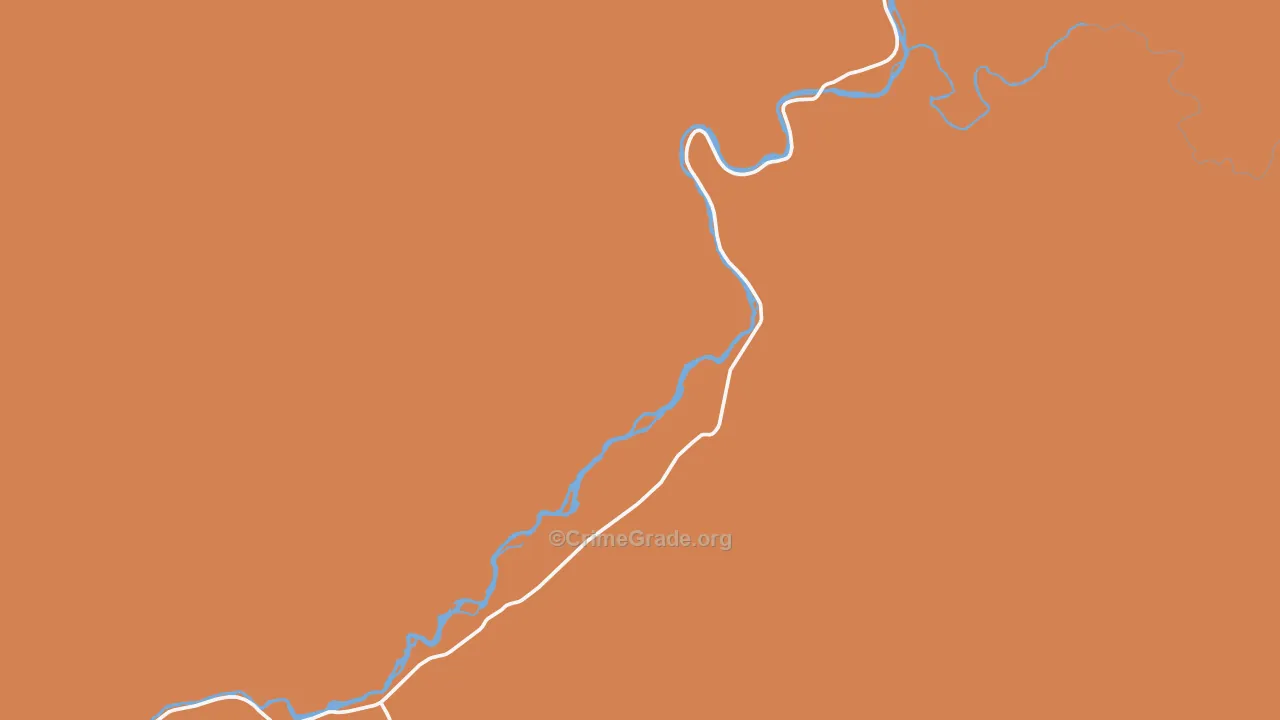 Cisco, UT Map of Drug-Related Crime Rates