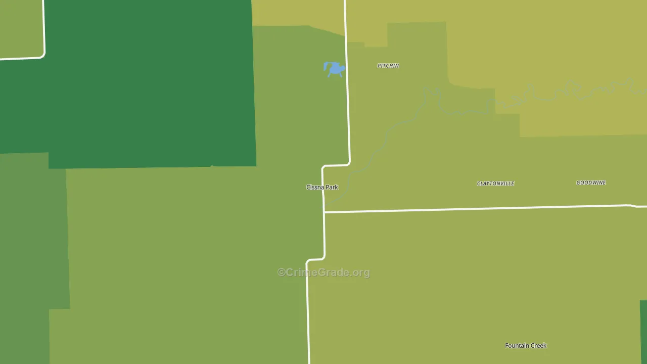 Cissna Park, IL Map of Drug-Related Crime Rates