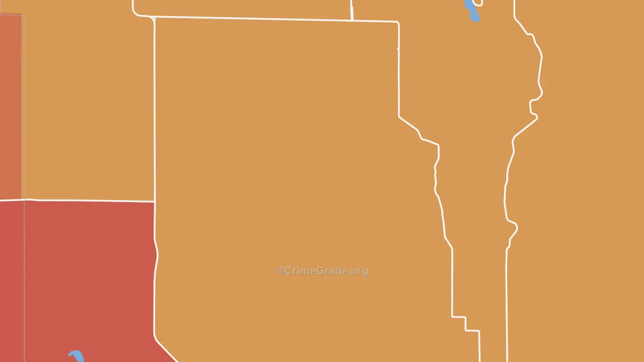 Clark County, KS Map of Drug-Related Crime Rates