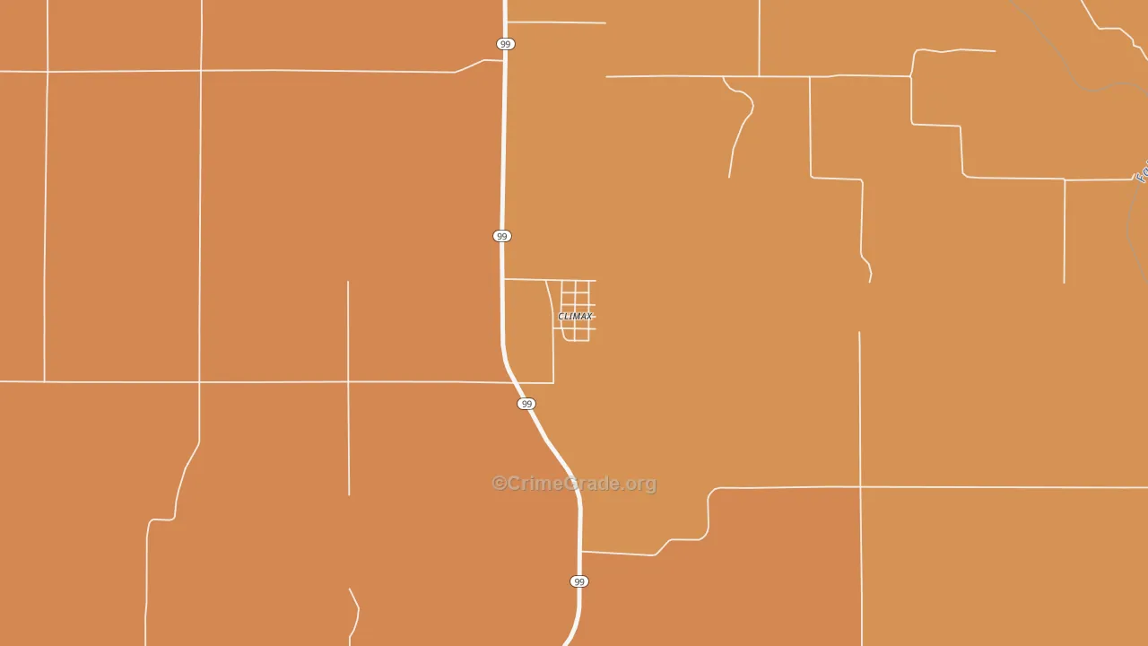 Climax, KS Map of Drug-Related Crime Rates
