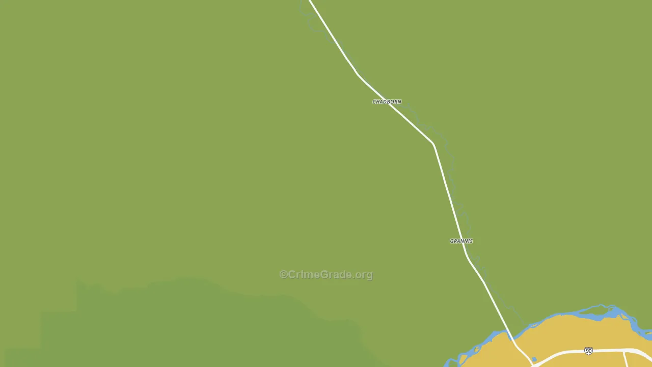 Clyde Park, MT Map of Drug-Related Crime Rates