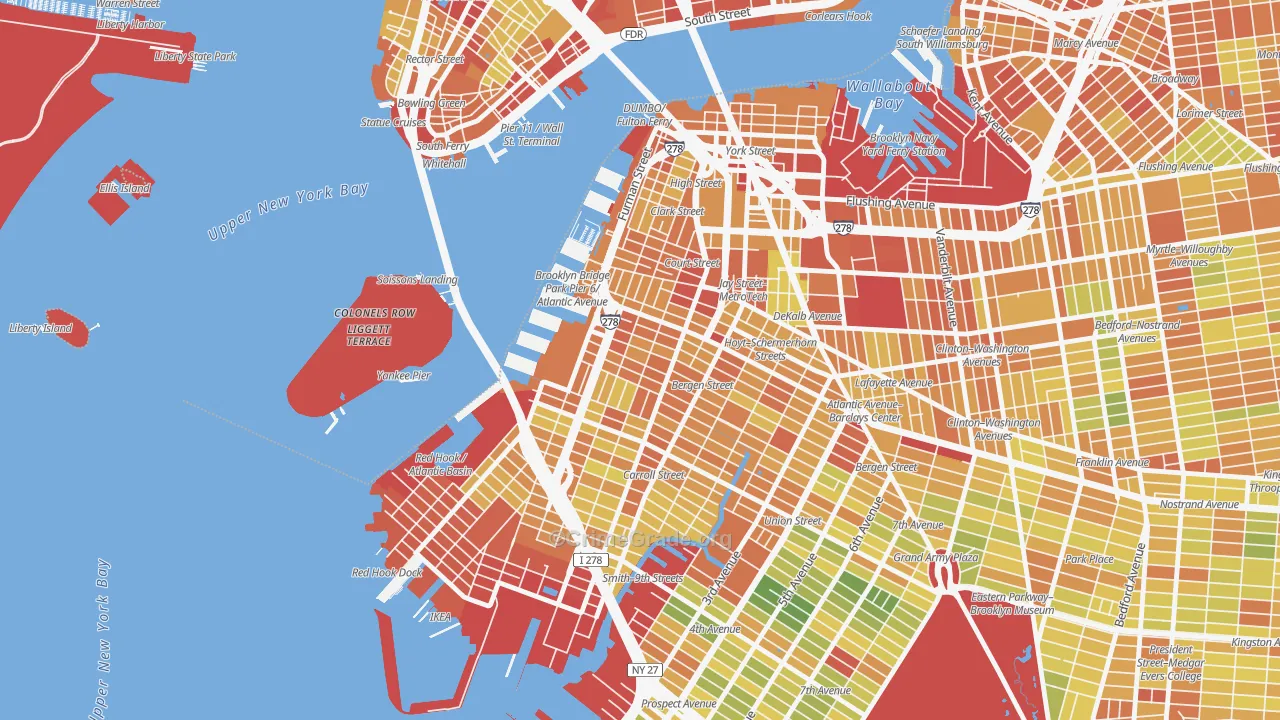 Cobble Hill, Brooklyn, NY Map of Drug-Related Crime Rates