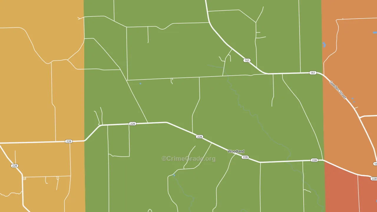 Colby, ME Map of Drug-Related Crime Rates