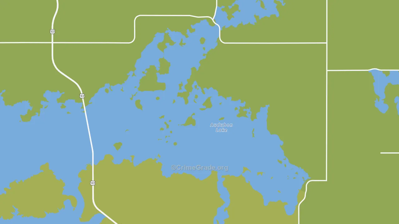 Coleharbor, ND Map of Drug-Related Crime Rates