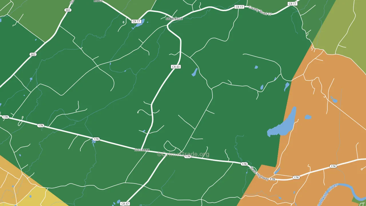 Collabar, NY Map of Drug-Related Crime Rates