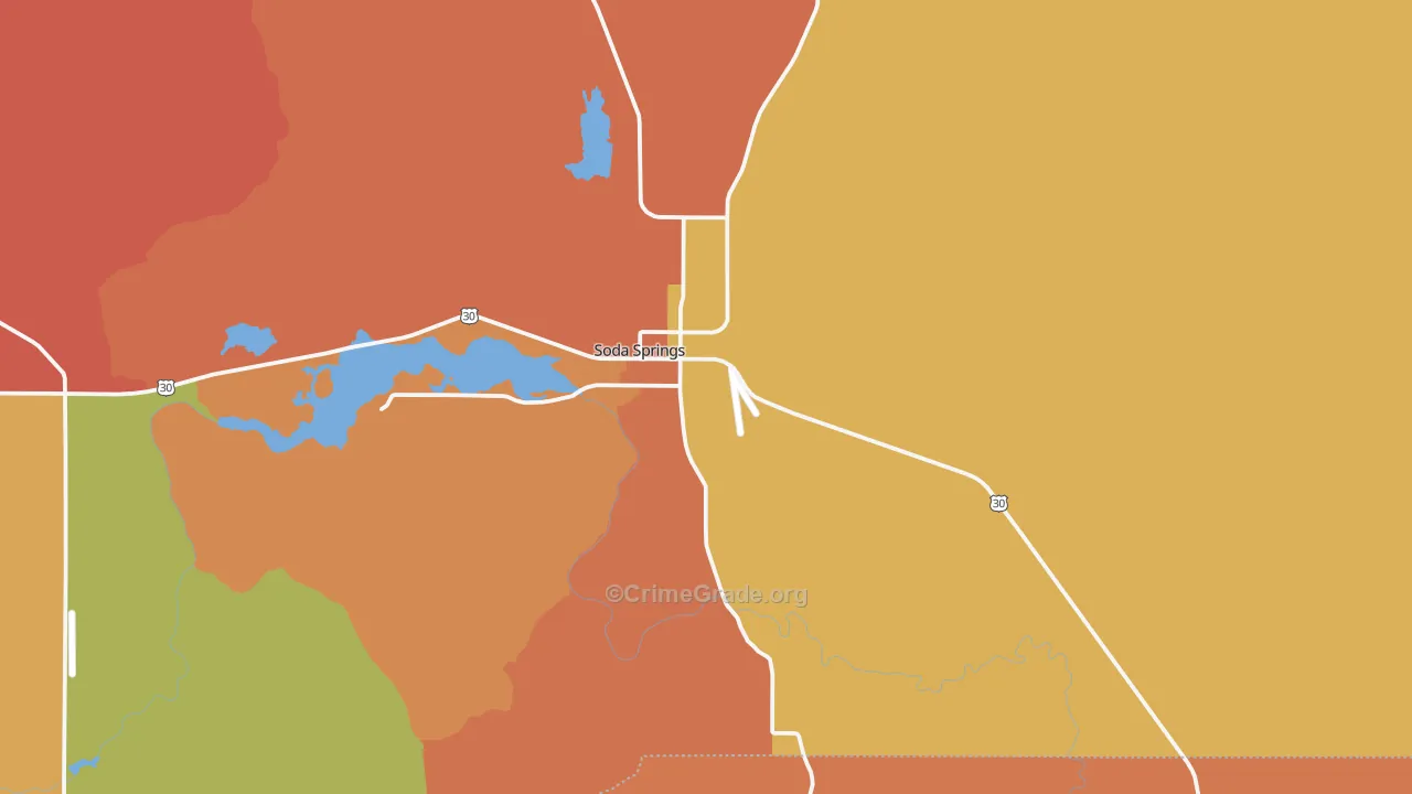 Conda, ID Map of Drug-Related Crime Rates