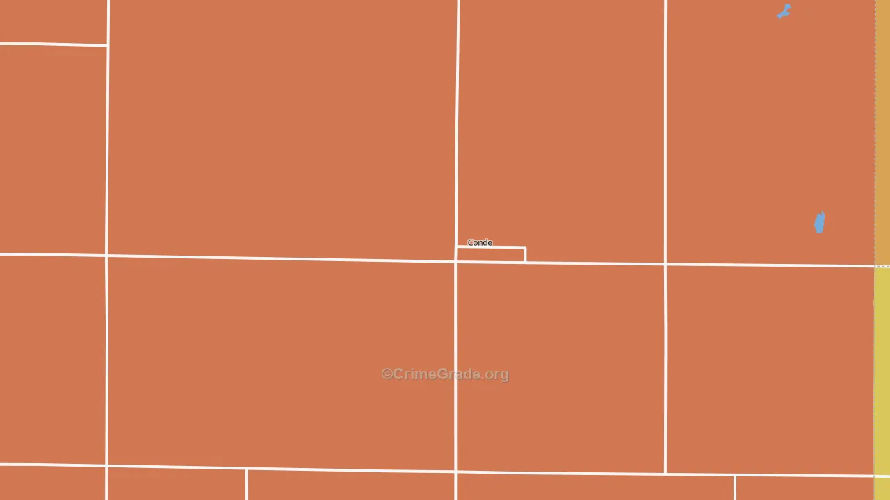 Conde, SD Map of Drug-Related Crime Rates