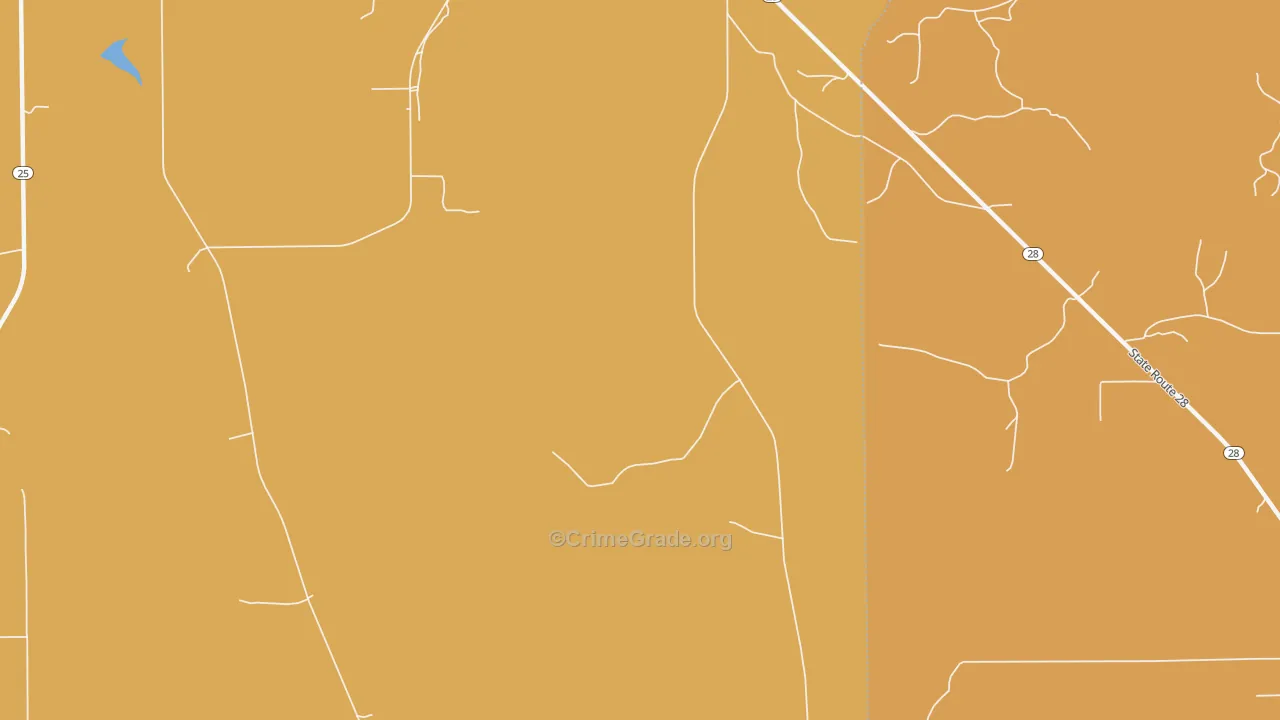 Consul, AL Map of Drug-Related Crime Rates