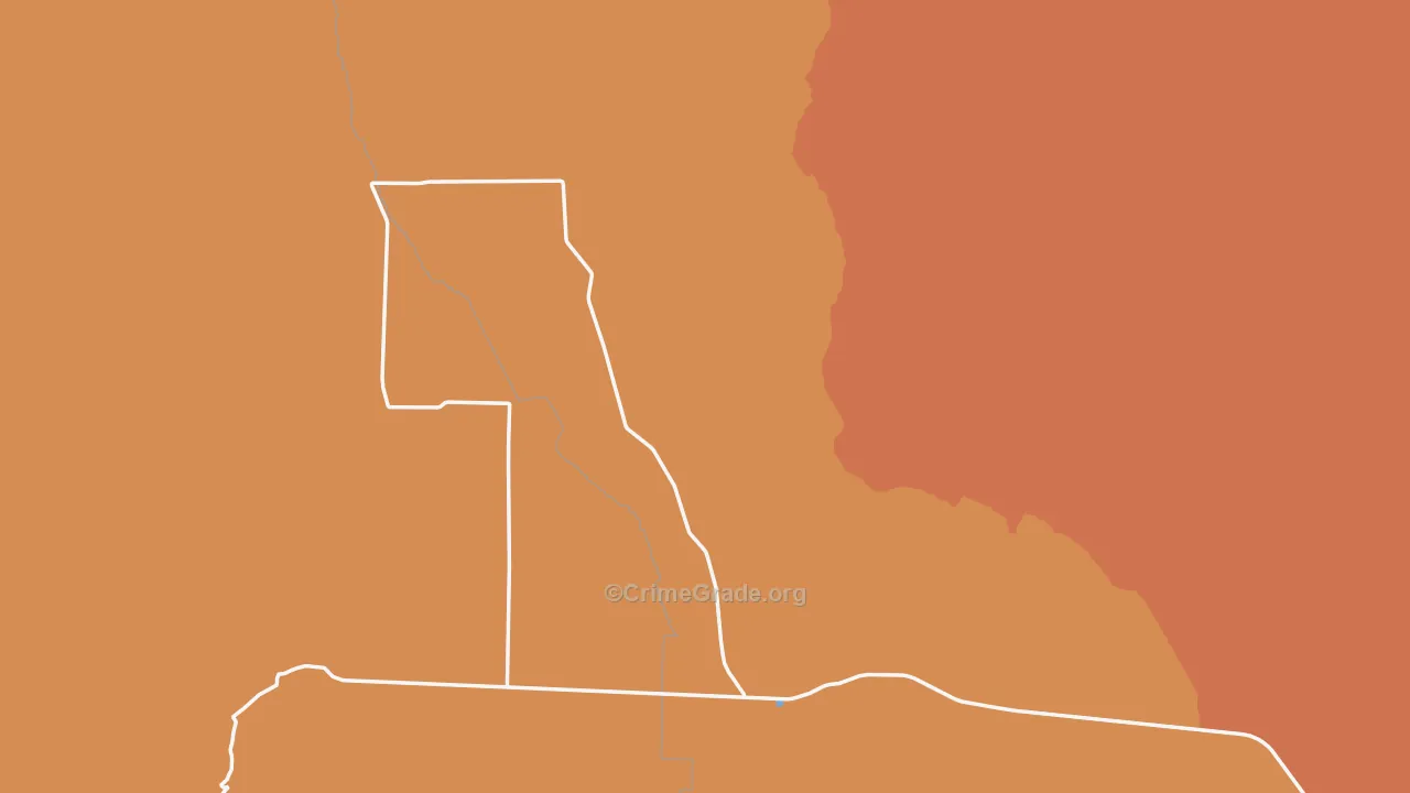 Cordero, NV Map of Drug-Related Crime Rates
