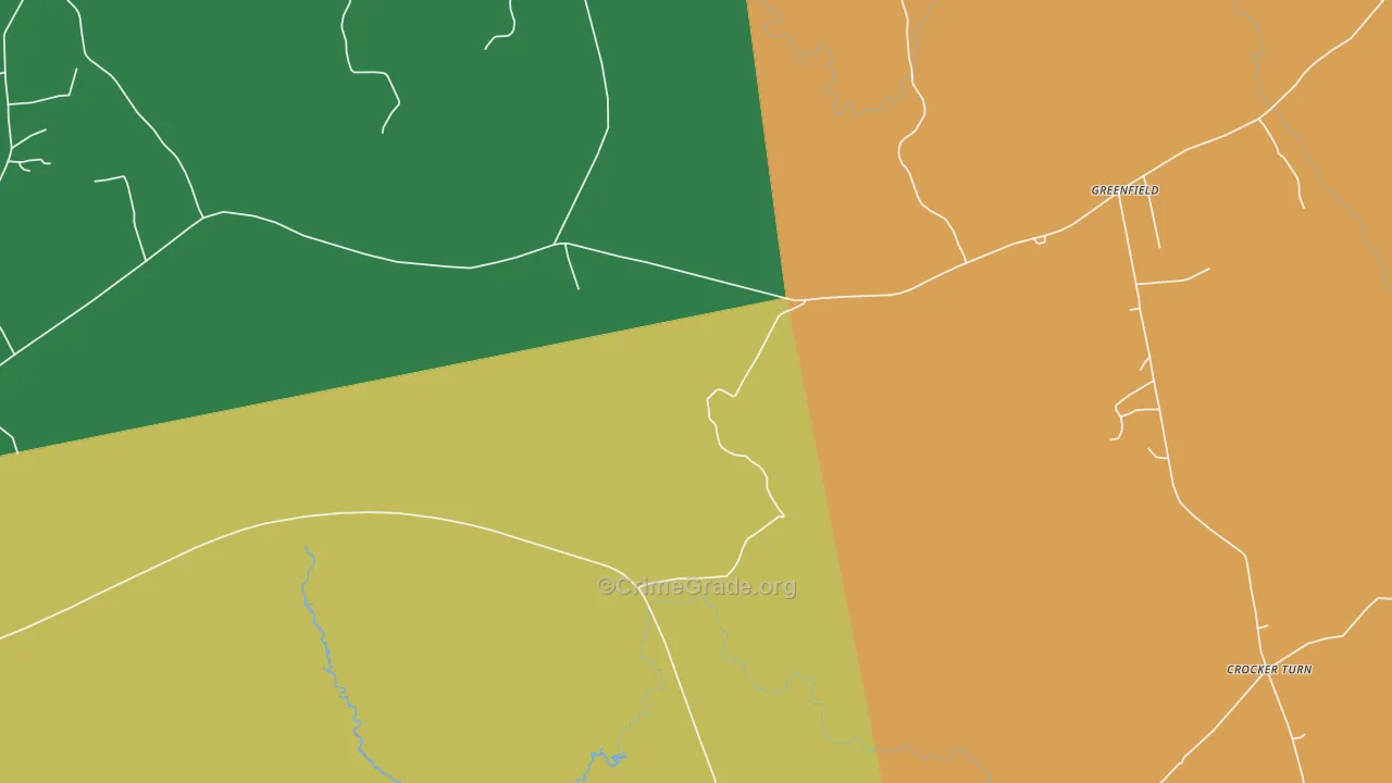 Costigan, ME Map of Drug-Related Crime Rates