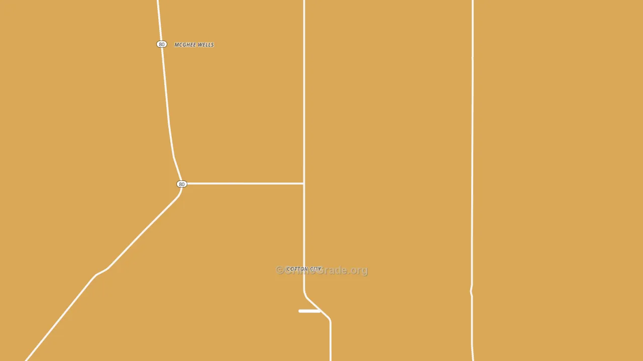 Cotton City, NM Map of Drug-Related Crime Rates