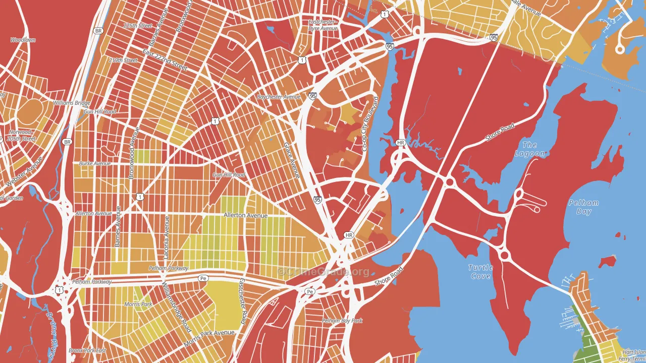 Country Club, Bronx, NY Map of Drug-Related Crime Rates
