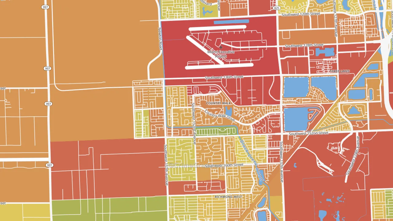Country Walk, FL Map of Drug-Related Crime Rates