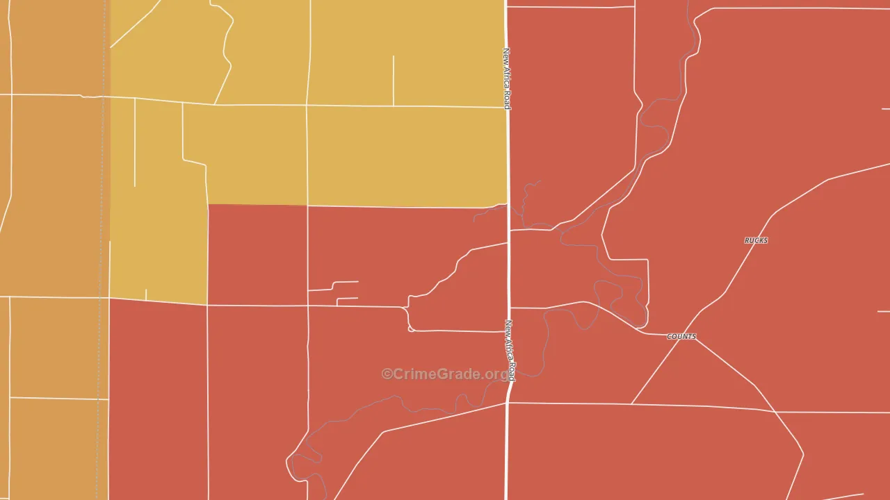 Counts, MS Map of Drug-Related Crime Rates