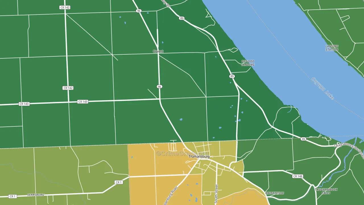 Covert, NY Map of Drug-Related Crime Rates