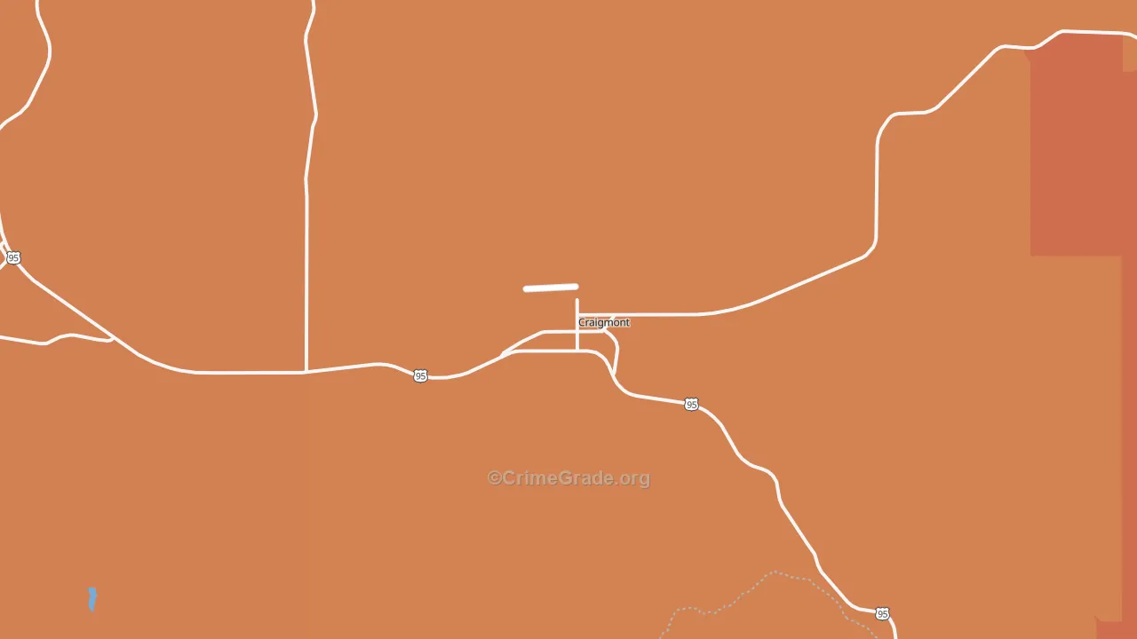 Craigmont, ID Map of Drug-Related Crime Rates