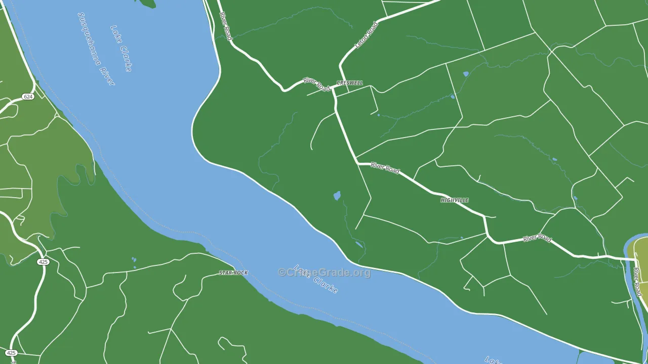 Creswell, PA Map of Drug-Related Crime Rates