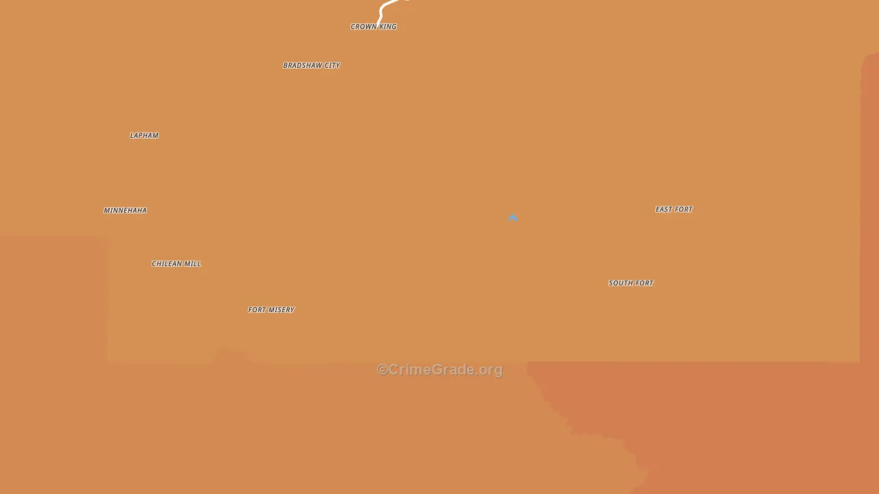 Crown King, AZ Map of Drug-Related Crime Rates