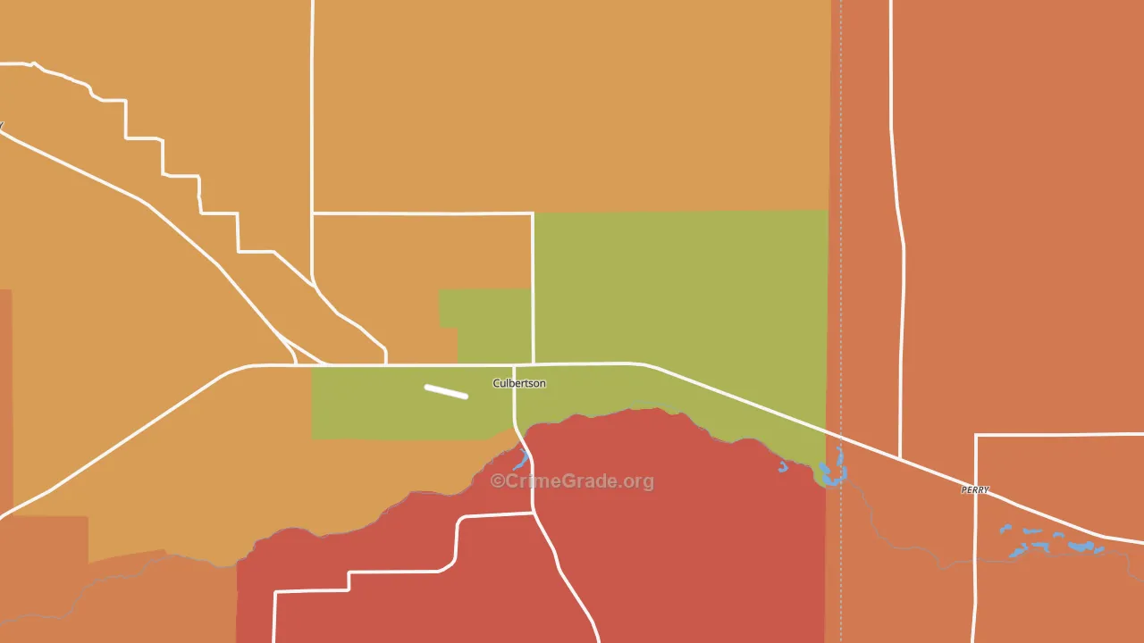 Culbertson, NE Map of Drug-Related Crime Rates