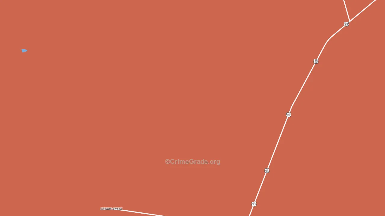 Currie, NV Map of Drug-Related Crime Rates