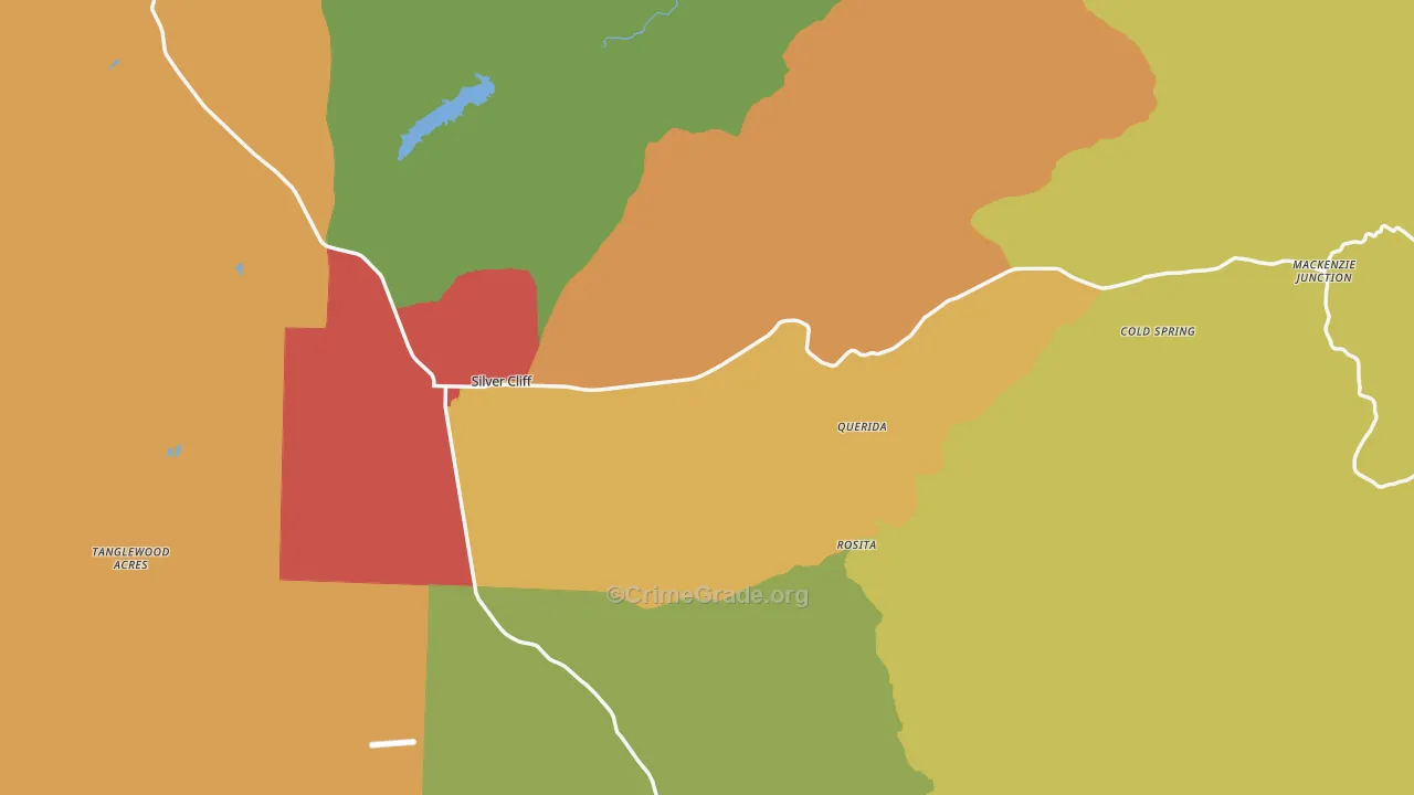 Custer County, CO Map of Drug-Related Crime Rates