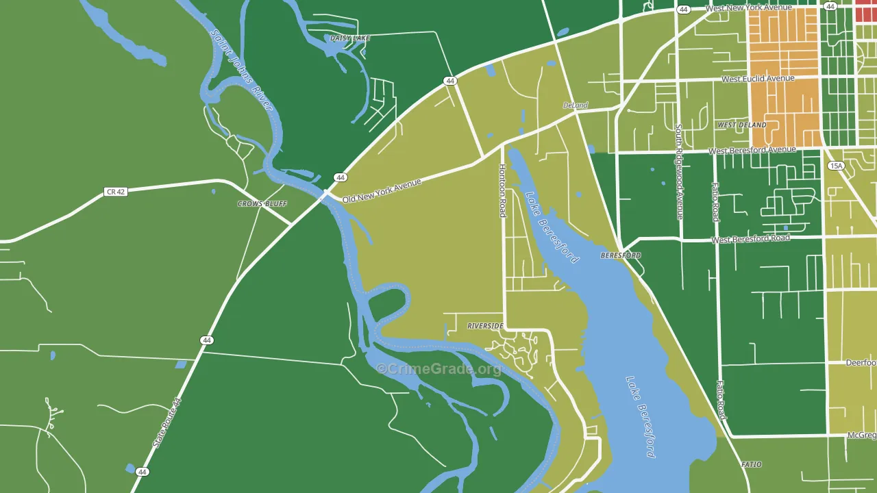 Cypress Lake Estates, FL Map of Drug-Related Crime Rates
