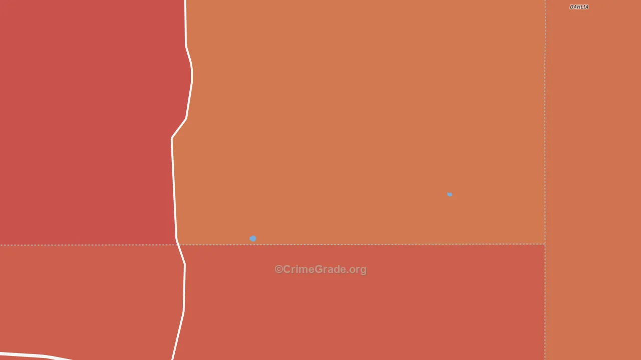 Dahlia, NM Map of Drug-Related Crime Rates
