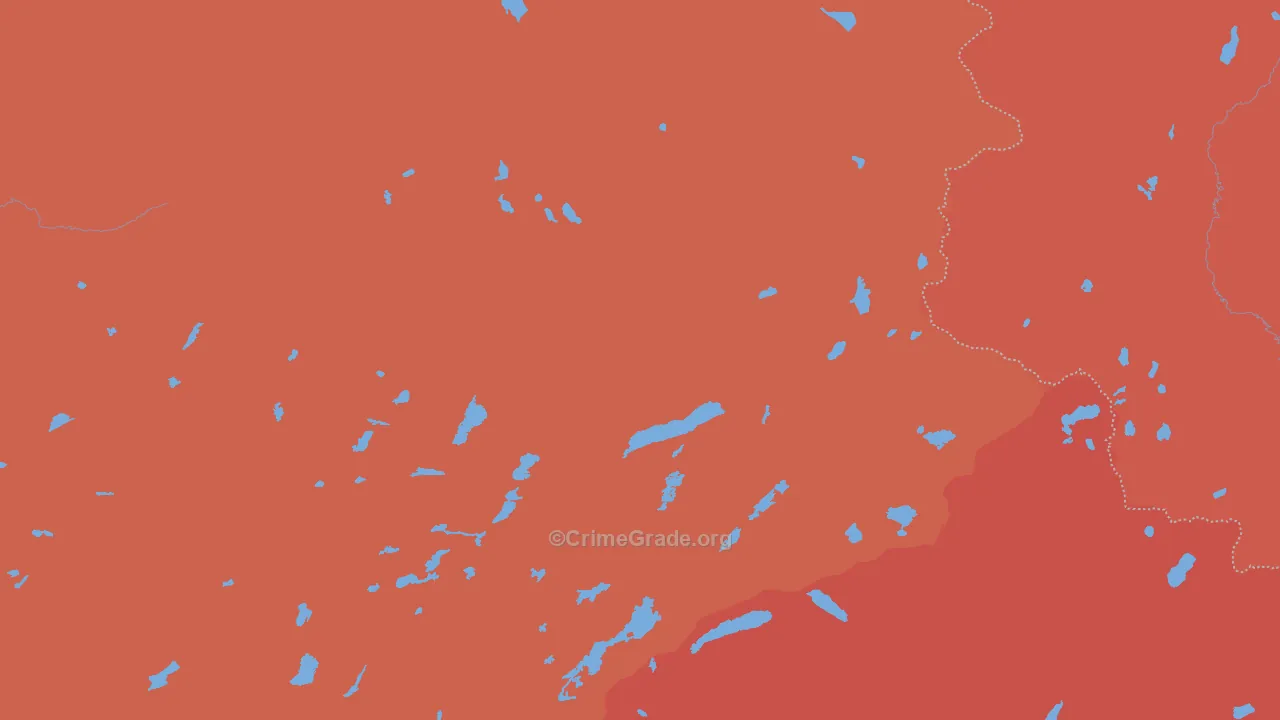 Dardanelle, CA Map of Drug-Related Crime Rates