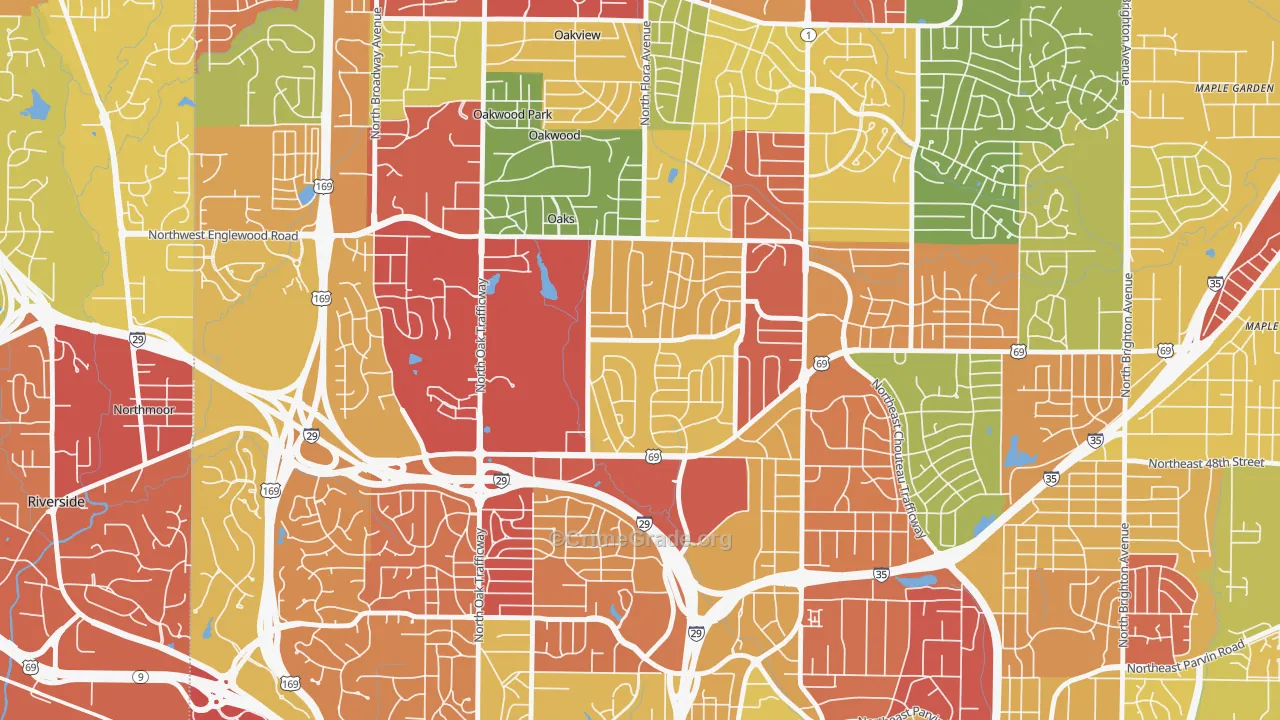 Davidson, Kansas City, MO Map of Drug-Related Crime Rates