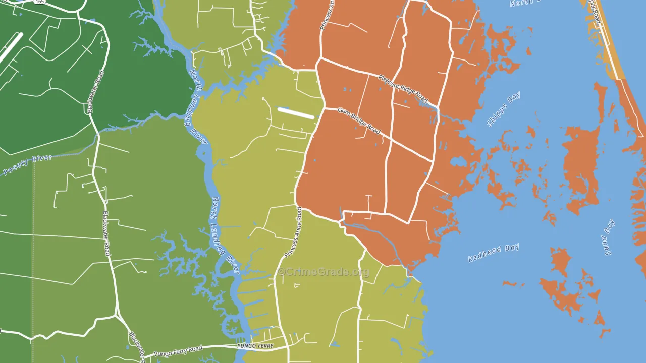 Dawley Corners, VA Map of Drug-Related Crime Rates