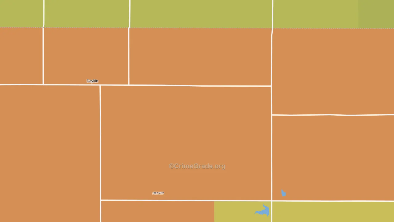 Daykin, NE Map of Drug-Related Crime Rates