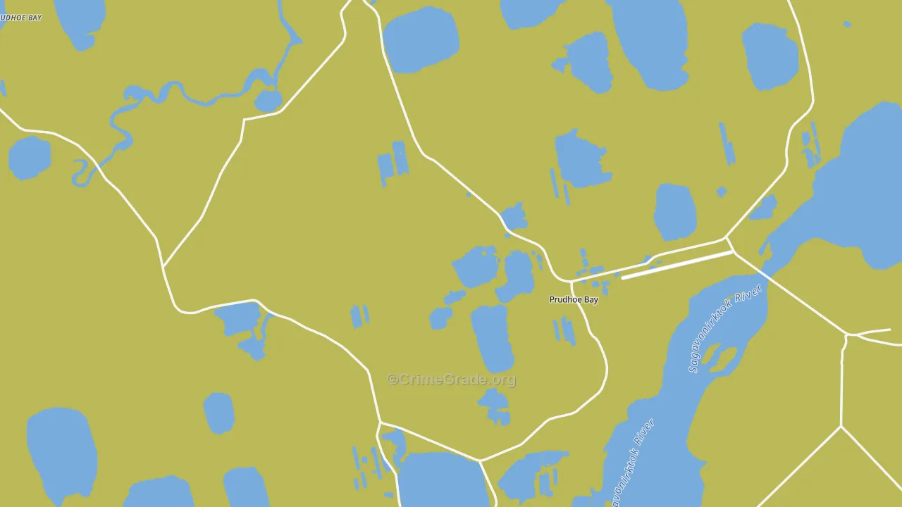 Deadhorse, AK Map of Drug-Related Crime Rates